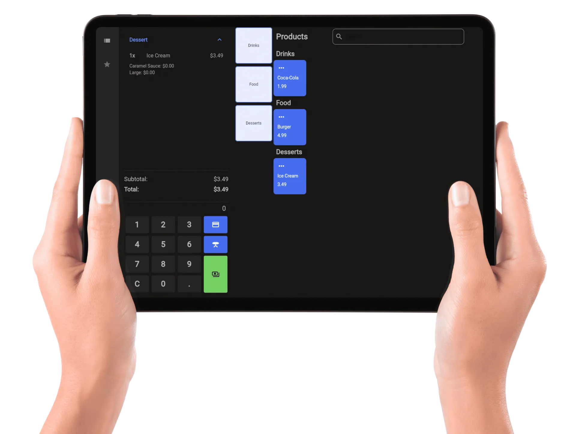 Qosie payment terminal overview